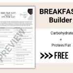 Page preview of breakfast builder