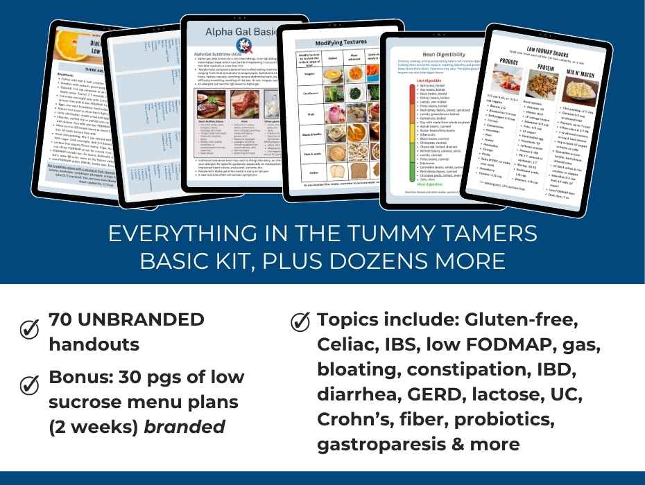 Content preview from tummy tamers kit