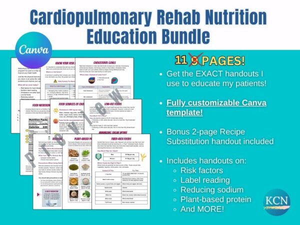 cardiopulmonary rehab handouts