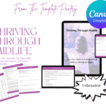 Thriving Through Midlife: A 30-Day Guide to Feeling Better Without Dieting or Shame (An unbranded Canva Template)