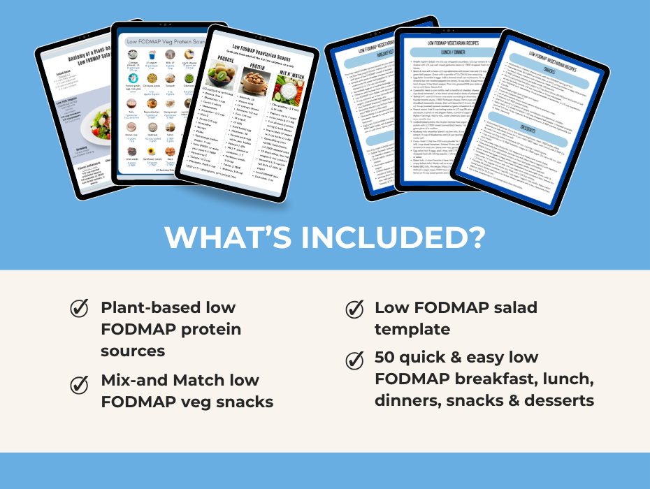 ad for veg fodmap handouts