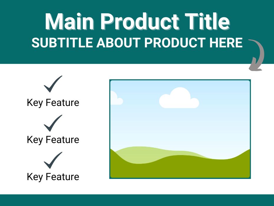 preview of featured image template for 1 page handout.