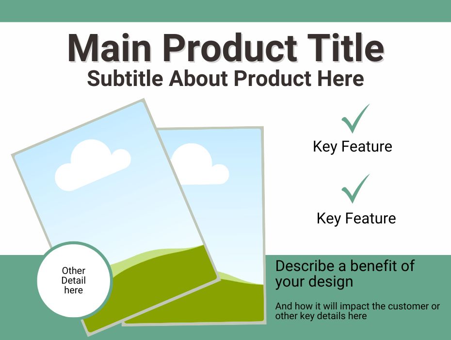 preview of featured image template for 2 page handout.