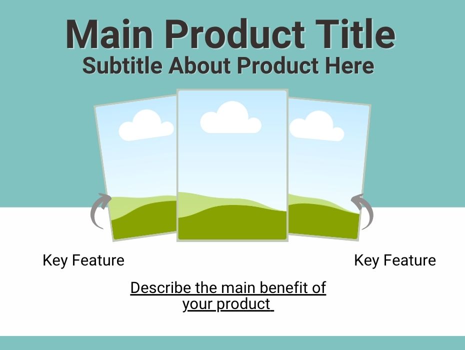 preview of featured image template for 3 page handout.