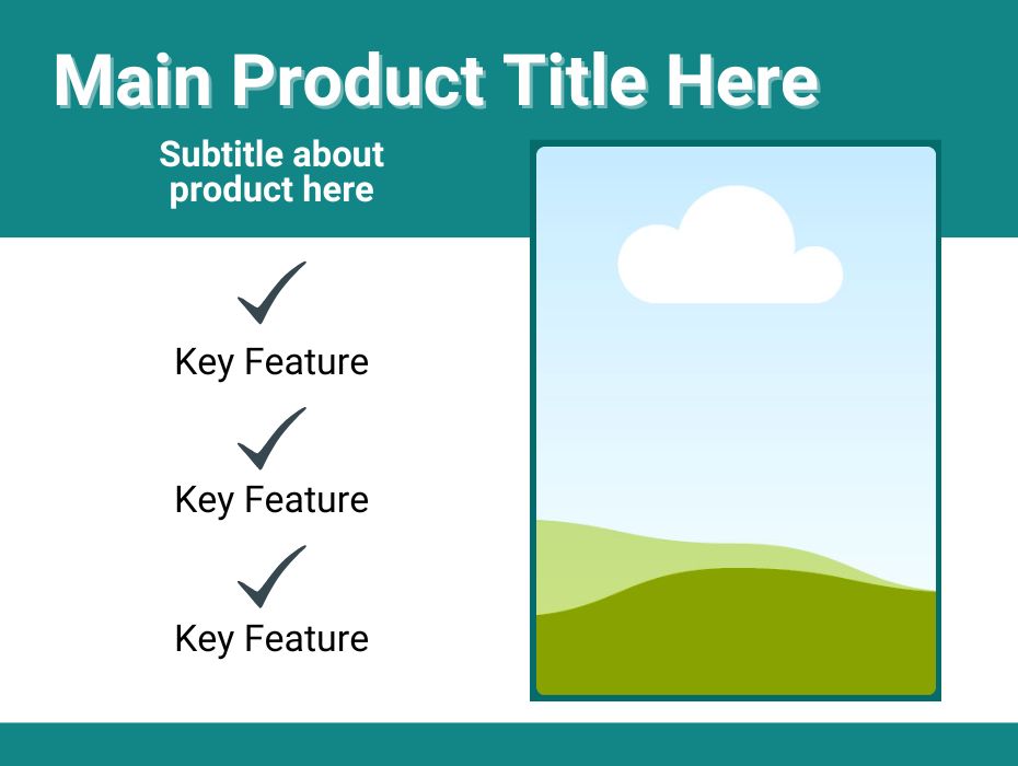 preview of featured image template for 1 page handout.