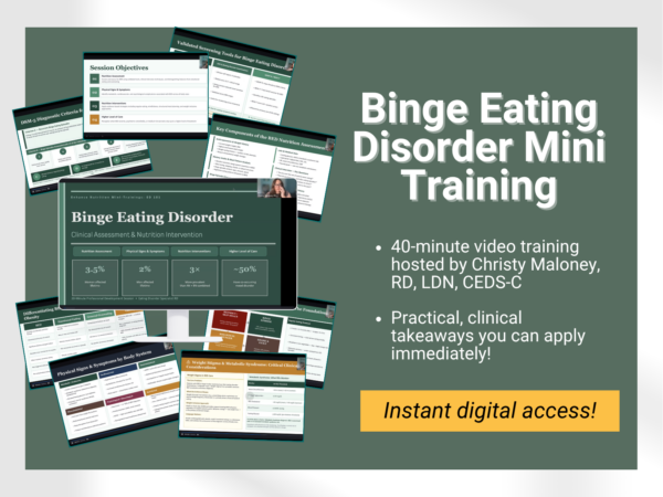 Binge eating disorder