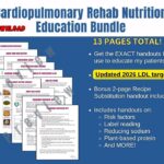 Cardiopulmonary rehab nutrition education PDF